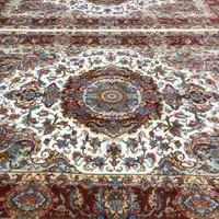 ۲جفت فرش دستباف۶متری نقشه خطیبی(سفارشی)رج۳۰،مرینوس|فرش|تبریز, |دیوار