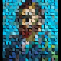 تابلو چوبی دست‌ساز