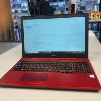 لپتاپ خوشرنگ و اقتصادی Fujitsu قرمز چشمگیر|رایانه همراه|مشهد, استاد یوسفی (شهرک غرب)|دیوار