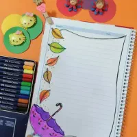 نقاشی  انواع دفتر ،دخترانه و پسرانه