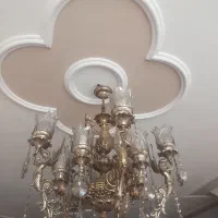 لوستر۱۰شعله برنز|لوستر و چراغ آویز|ارومیه, |دیوار