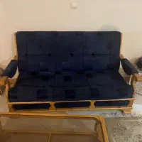 سرویس مبلمان راحتی ۷ نفره با میز و عسلی