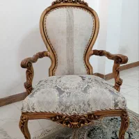 سه سرویس مبل سلطنتی ۹ نفره نونو کامل چوب و فوم سرد
