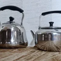 قوری کتری استیل ست