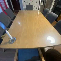 شیشه میز ناهارخوری ۶ میل