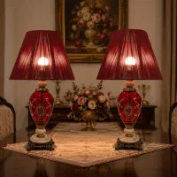 آباژور طرح آنتیک رومیزی