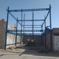 جوشکاری اسکلت،اجرای سقف تیرچه بتنی و شیروانی