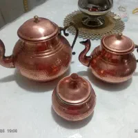 قوری کتری مسی|قوری، کتری، قهوهساز دستی|خرمآباد, |دیوار