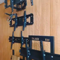 محافظ تلویزیون گلس tv پایه دیواری براکت تلویزیون