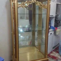 بوفه طلایی چوب تمام  راش ومنبت