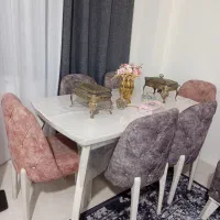 میز نهارخوری 6نفره|میز و صندلی غذاخوری|هشتگرد, شهرک صبا سوله|دیوار