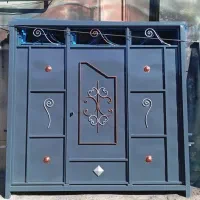 درب ماشین رو حیاط آهنی سه لنگه|مصالح و تجهیزات ساختمان|اردبیل, |دیوار