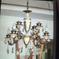 دو عدد لوستر برند نور سازان