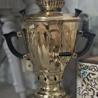 سماور برنجی زغالی