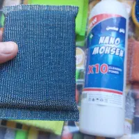 جرم گیر نانو به همراه 3 عدد اسکاچ|مواد شوینده و دستمال کاغذی|پرند, فاز ۵|دیوار