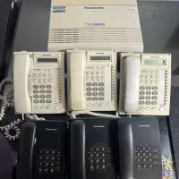 دستگاه سانترال Panasonic TES824 همراه با 6 تلفن
