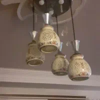 لستر با محفظه چینی ژاپنی|لوستر و چراغ آویز|فریدونکنار, |دیوار