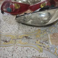 جفت چراغ جلو و عقب 206 هاچبک سالم|قطعات یدکی و لوازم جانبی|کرمان, |دیوار