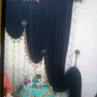 دوعددپرده آبشاری وکتیبه|پرده، رانر، رومیزی|علی‌آباد کتول, |دیوار