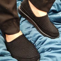 گیوه دستدوز مشکی و سایر رنگها سبک، خنک و سنتی|کیف، کفش، کمربند|بوشهر, |دیوار