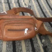 کیف کمری چرم گاو دست ساز