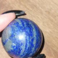 گوی  سنگ لاجورد اصل پیریت دار