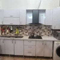 کابینت ام دی اف همراه با سینک و‌گاز و‌هود