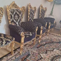 فروش ست مبلمان و میز و ساعت تمام چوب گردو