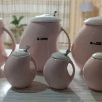 ست پا سماوری سرامیکی