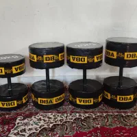 دمبل بتنی کاملا نو و تمیز و با کیفیت|تجهیزات ورزشی|خرم‌آباد, |دیوار