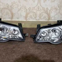 یک جفت چراغ پراید و یک جفت چراغ ۲۰۶سالم شفاف