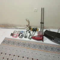 لوازم موتور سیکلت .کمک جلو عقب.اگزپز.زین.