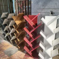 کتابخانه درختی زیبا محکم|کتابخانه، شلف، قفسه‌های دیواری|کرمان, |دیوار