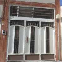 درب‌ اهنی پارکینگ ۳ لنگه