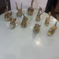 مجسمه طلایی حیوانات