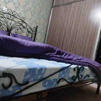 تخت خواب دونفرفرفوژه مشکی با تشک|تشک تختخواب|اهواز, پادادشهر|دیوار
