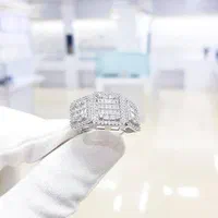 انگشتر جواهری باگت خور مارپیچ نقره کارگاه نقره کد0|بدلیجات|تبریز, |دیوار