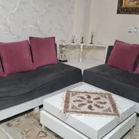 نیم ست ال راحتی با میز و عسلی و میز بار