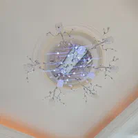 لوستر سقفی ، سیلور ، خارجی مارک گارلن،فلزی آینه ای