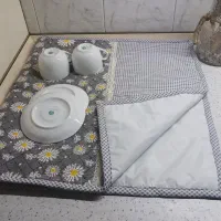 نم گیر پارچه ای آشپزخانه و ست حوله و دستگیره