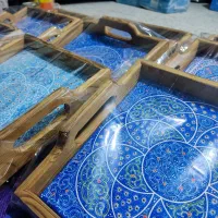سینی پذیرایی کادویی مصرفی|ظروف سرو و پذیرایی|شیراز, ارم|دیوار