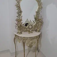آینه وشمعدان برنز