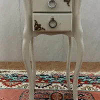 میز تلفن و قاب تمام چوب برای اینه