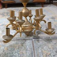لوستر برنجی طلا کوب