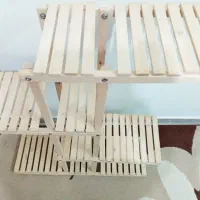 استند چوبی گلدان|گل و گیاه طبیعی|تهران, شمیران‌نو|دیوار