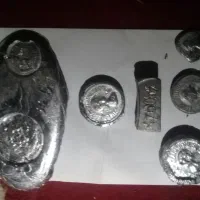 شمش نقره ۹۹۹  نقره و ۲۰ گرم پلاتینیوم