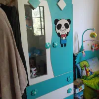 تخت کمد کودک با تمام وسایل روش مثل رو تختی و ....|اسباب و اثاث بچه|نیشابور, ناسیونال|دیوار