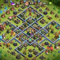 اکانت کلش آف کلنز لول ۲۱۳