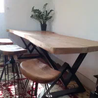 میز و صندلی چوبی