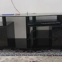 میز تلویزیون شیشه ای